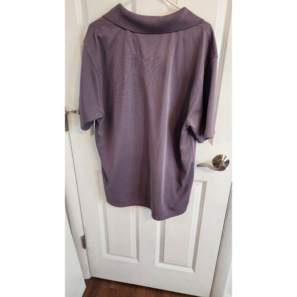 Men's Grand Slam Collared Golf Shirt in Purple Size XXL - Picture 2 of 7